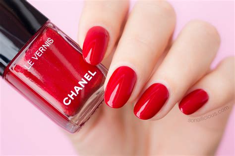 red nail polish chanel|chanel nail polish afterglow.